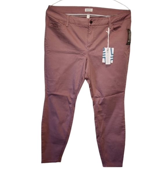 Market & Spruce Denim - Market & Spruce High Rise Jeans Pants Mauve Pink Size 18